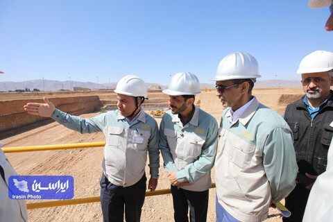 بازید مدیر عامل فولاد مبارکه از طرح های توسعه