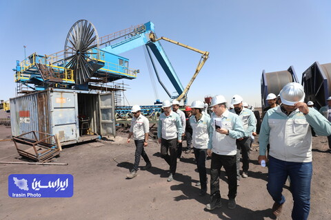 بازید مدیر عامل فولاد مبارکه از طرح های توسعه