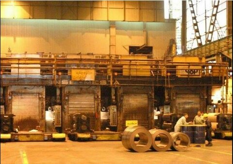 ثبت رکورد تاریخی واحد تاندممیل ناحیه نورد سرد فولاد مبارکه تاندممیل