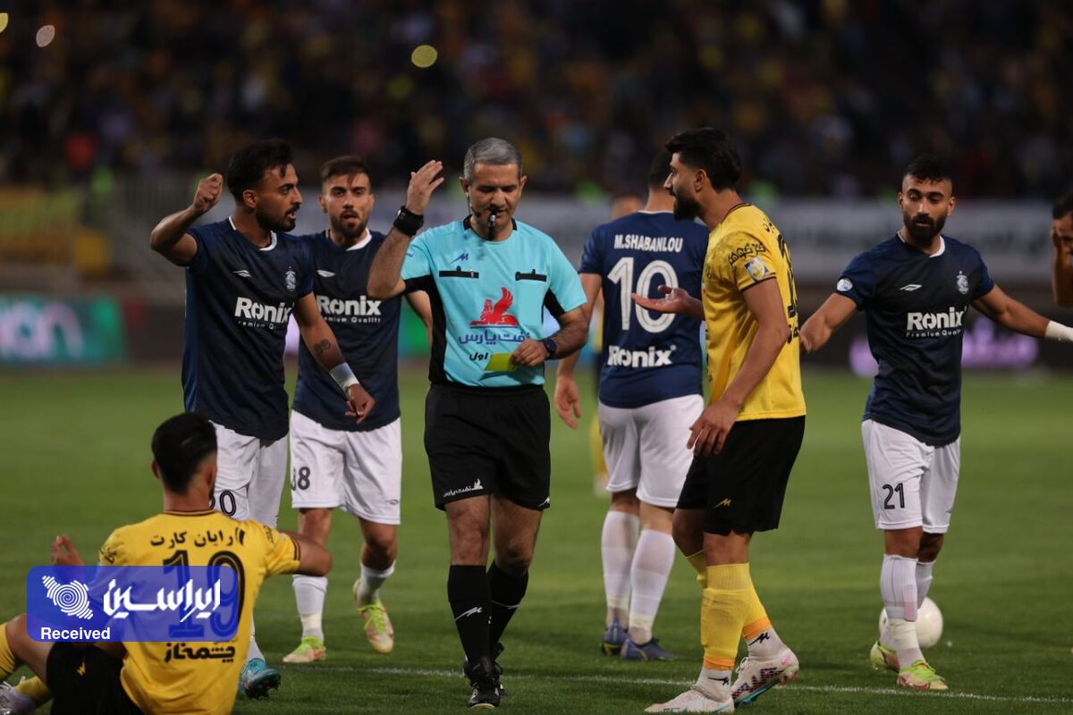 سندهای اشتباهات داوری علیه سپاهان مقابل ملوان