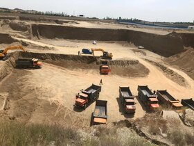پایان عملیات خاکی، آغاز عملیات زیرسازی و تحکیم پروژه احداث «کارخانه کنسانتره ۲۵۰هزارتنی»
