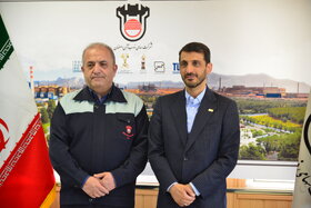 نشست صمیمی مدیرعامل فولادمبارکه با مدیرعامل ذوب آهن