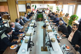 نشست صمیمی مدیرعامل فولادمبارکه با مدیرعامل ذوب آهن