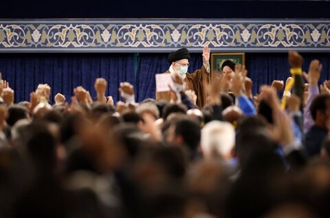 جمعی از کارگران با رهبر معظم انقلاب دیدار کردند دیدار رهبری