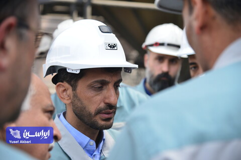 بازدید مدیرعامل فولاد مبارکه از مجتمع فولاد سبا