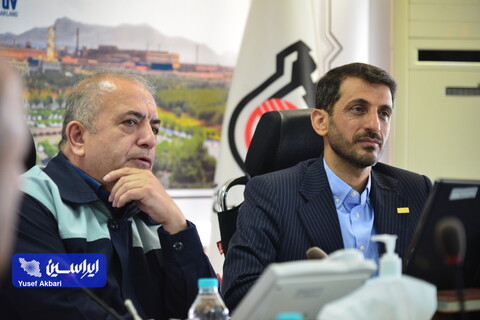 نشست صمیمی مدیرعامل فولادمبارکه با مدیرعامل ذوب آهن