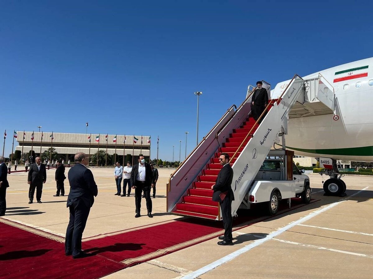 رئیس جمهور وارد دمشق شد
