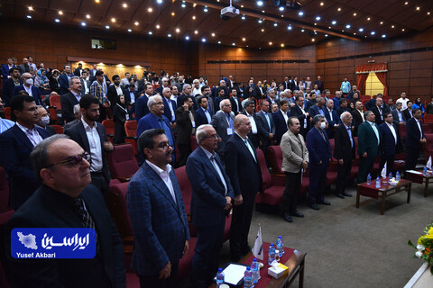آئین افتتاحیه سیزدهمین همایش چشم‌انداز صنعت فولاد و سنگ‌آهن ایران