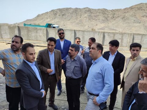 بازدید معاون معادن و فرآوری مواد وزارت صمت از جنوب استان کرمان و بررسی میدانی از روند احداث کارخانه تیتانیوم کهنوج  معاون معادن و فرآوری مواد وزارت صمت
