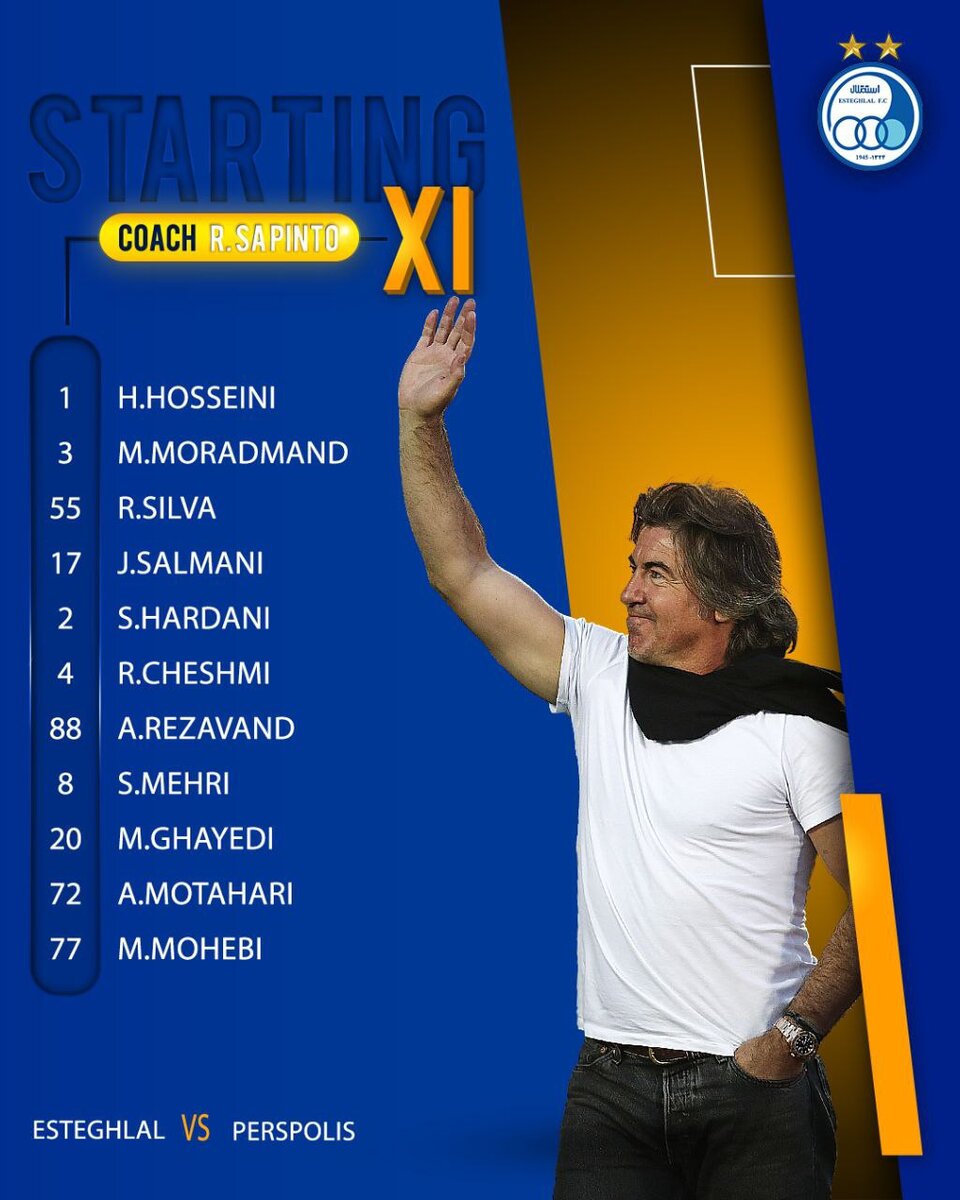 ترکیب استقلال و پرسپولیس برای دربی ۱۰۱