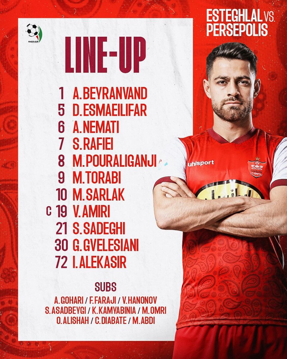 ترکیب استقلال و پرسپولیس برای دربی ۱۰۱