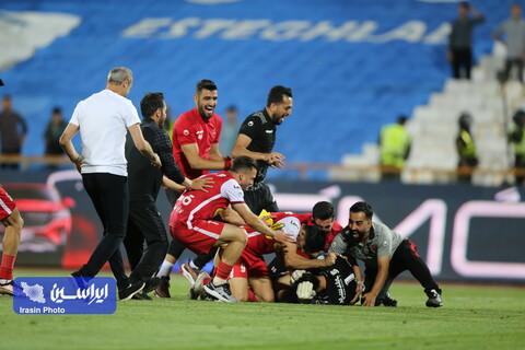 جشن قهرمانی پرسپولیس در جام حذفی 1402-1401
