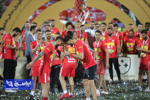 جشن قهرمانی پرسپولیس در جام حذفی 1402-1401