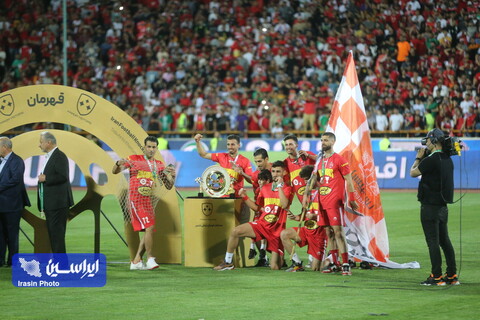 جشن قهرمانی پرسپولیس در جام حذفی 1402-1401