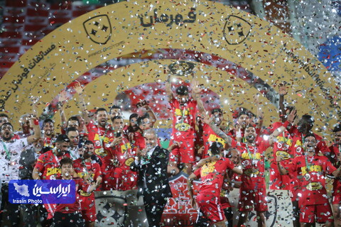 جشن قهرمانی پرسپولیس در جام حذفی 1402-1401