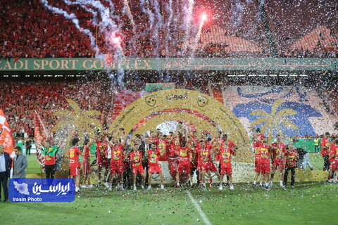 جشن قهرمانی پرسپولیس در جام حذفی 1402-1401