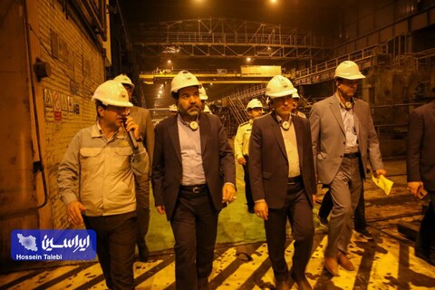 بازدید استاندار اصفهان از مجتمع فولاد سبا