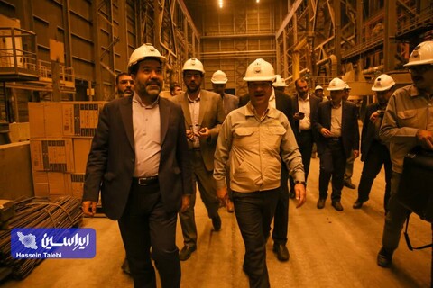 بازدید استاندار اصفهان از مجتمع فولاد سبا