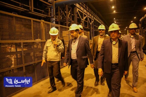 بازدید استاندار اصفهان از مجتمع فولاد سبا