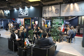 غرفه گروه فولاد مبارکه در آخرین روز از پانزدهمین نمایشگاه بین المللی صنعت مالی