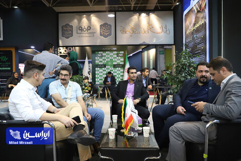 غرفه گروه فولاد مبارکه در آخرین روز از پانزدهمین نمایشگاه بین المللی صنعت مالی