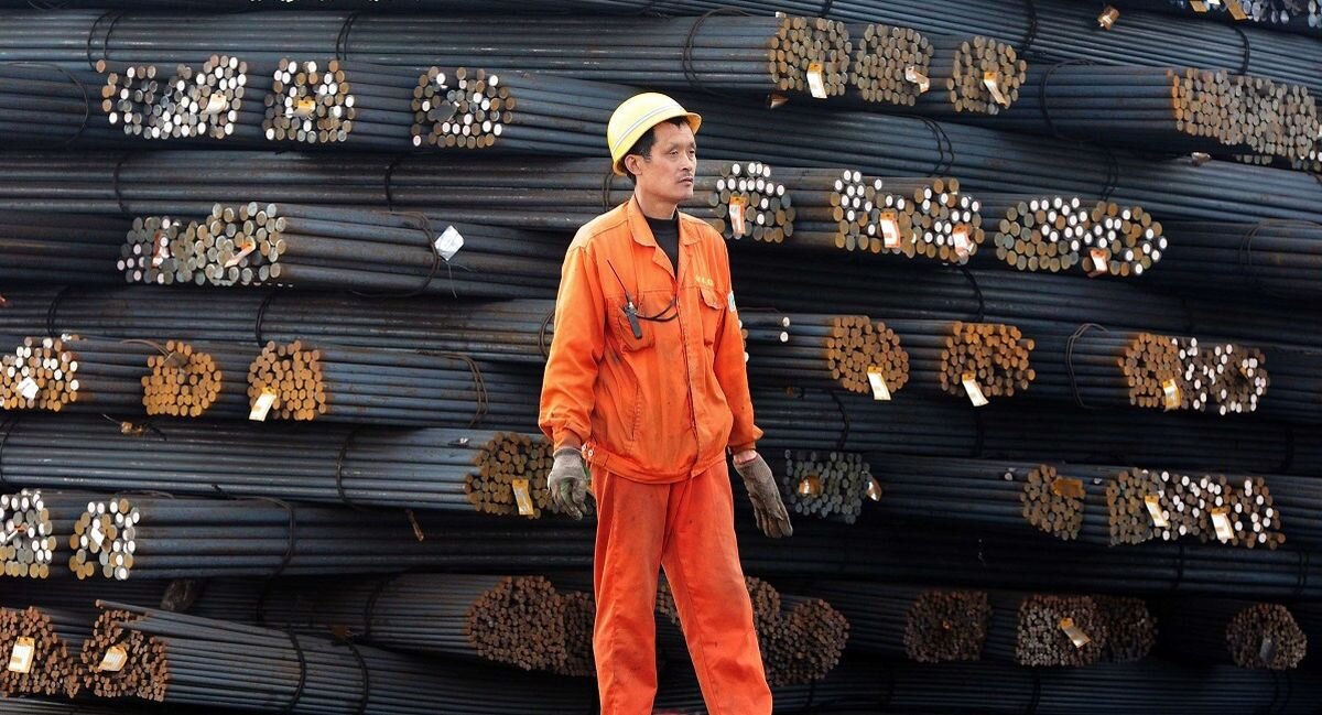 کاهش دو درصدی تولید فولاد خام در چین