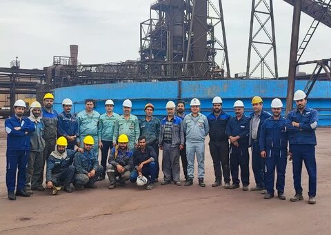 بازسازی موفقیتآمیز سازه کلاری فایر احیا مستقیم شماره یک فولاد مبارکه سازه کلاری فایر احیا مستقیم شماره یک فولاد مبارکه