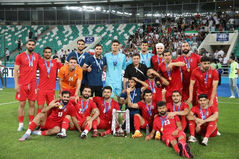 جشن قهرمانی تیم ملی ایران در تورنمنت کافا 2003