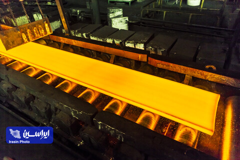خط نورد گرم فولاد مبارکه از نظر پارامترهای کیفی در سطح شاخصهای بینالمللی قرار دارد عکس جدید نوردگرم فولاد مبارکه