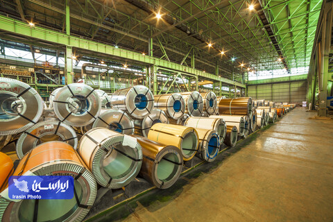 ایستاده درغبار عکس جدید ورق نورد سرد فولاد مبارکه