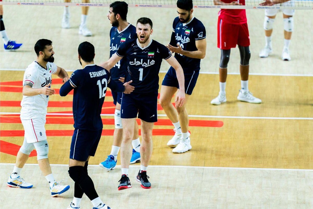 شکست والیبالیست‌های ایران با تیمی ناقص مقابل فرانسه