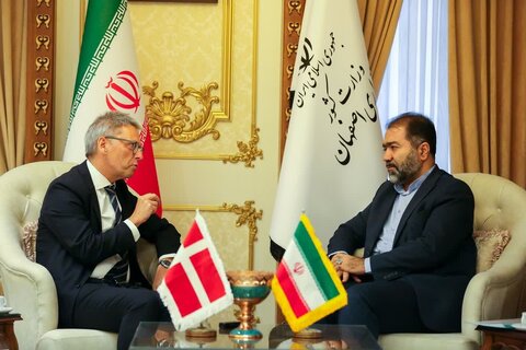 استاندار اصفهان در دیدار با سفیر دانمارک در ایران