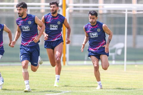 استارت دوباره تمرینات شیران زایندهرود در نصفجهان تمرین سپاهان