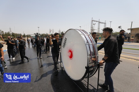 آیین سوگواری سالار شهیدان در شرکت فولاد مبارکه