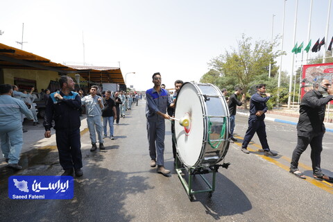 آیین سوگواری سالار شهیدان در شرکت فولاد مبارکه