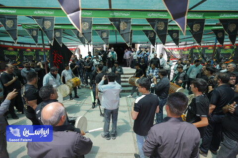 آیین سوگواری سالار شهیدان در شرکت فولاد مبارکه