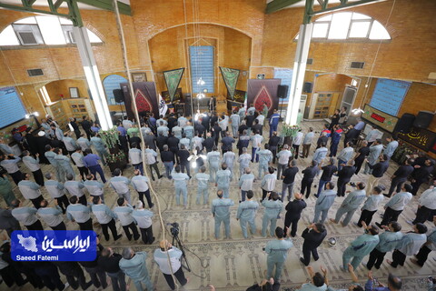 آیین سوگواری سالار شهیدان در شرکت فولاد مبارکه