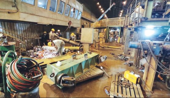 تحقق اهداف فولاد مبارکه با اجرای تعمیرات اساسی خط تاندم نورد سرد فولاد مبارکه