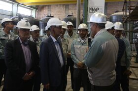 بازدید معاون وزیر صمت از فولاد مبارکه