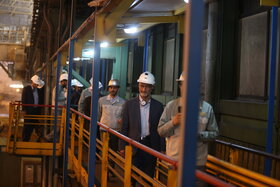 بازدید معاون وزیر صمت از فولاد مبارکه