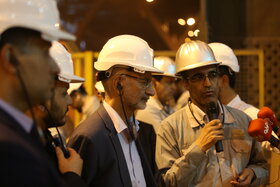 بازدید معاون وزیر صمت از فولاد مبارکه