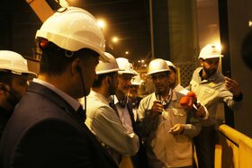 بازدید معاون وزیر صمت از فولاد مبارکه