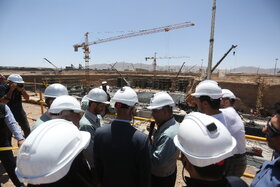 بازدید معاون وزیر صمت از فولاد مبارکه