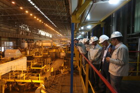 بازدید معاون وزیر صمت از فولاد مبارکه