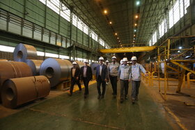 بازدید معاون وزیر صمت از فولاد مبارکه
