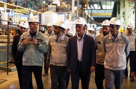 بازدید معاون وزیر صمت از فولاد مبارکه