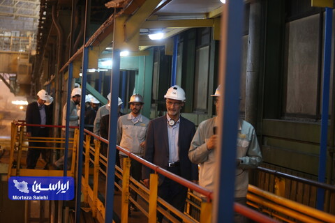 بازدید معاون وزیر صمت از فولاد مبارکه