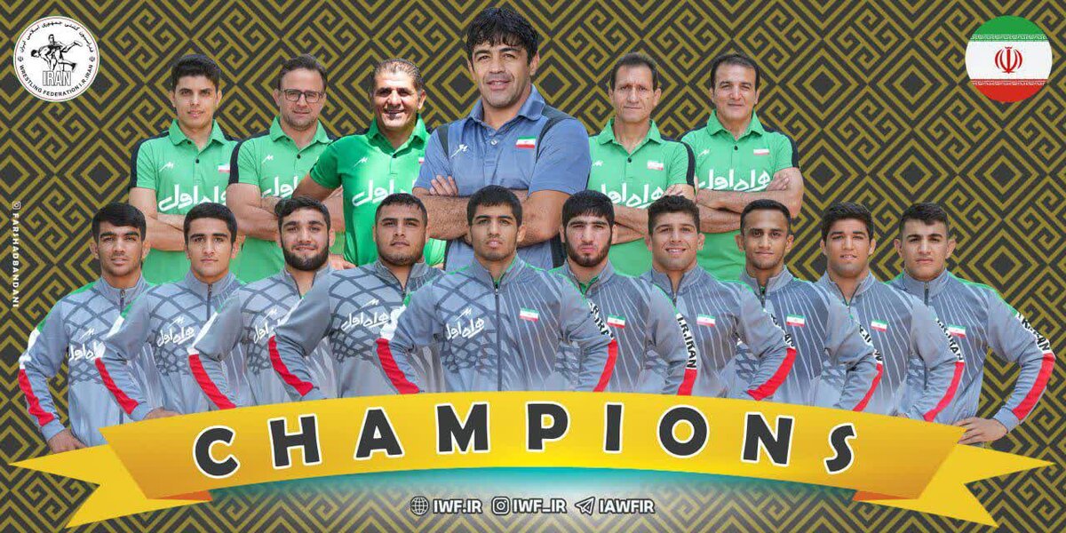 سپاهان قهرمانی تیم ملی کشتی فرنگی جوانان در جهان را تبریک گفت