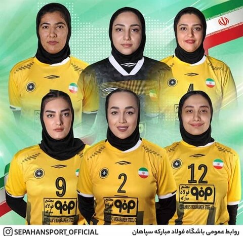 ۶ قهرمان طلاییپوش، پایه ثابت تیم ملی والیبال نشسته بانوان