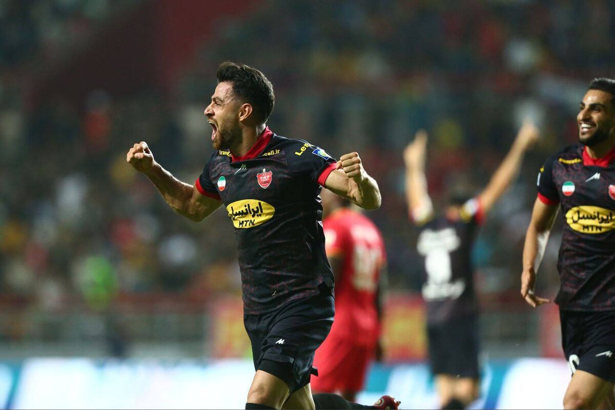خلاصه بازی فولاد – پرسپولیس/ گلزنی یاسین در شب برد پرسپولیس مشکی‌پوش
